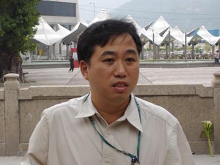 Edmund, de begeleider in Macau